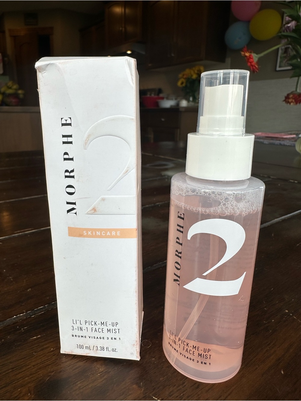 Morphe Pink Face Mist Hydrating Spray 3 in 1